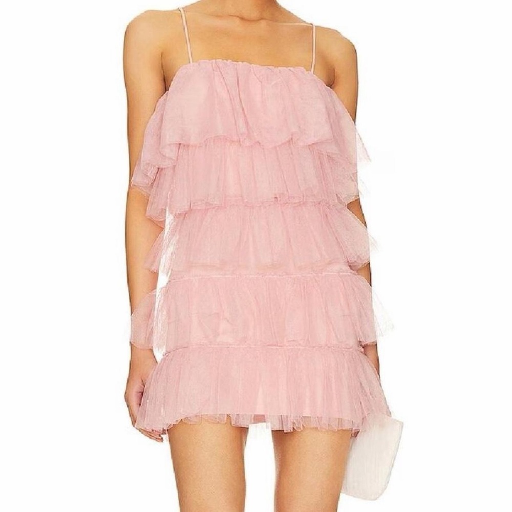 More to Come Pink Ruffle Dress